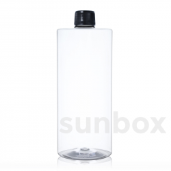 400ml 25% R-PET Transparent TUBE Flasche