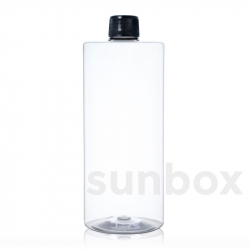 500ml 25% R-PET Transparent TUBE Flasche