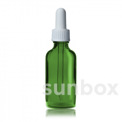 50 ml Glasflasche in Apfelgrün