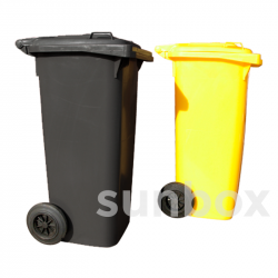 240L grau Container ohne Trethebel