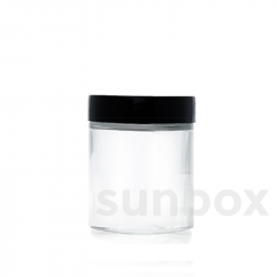 Transparenter Glasbehälter 100 ml