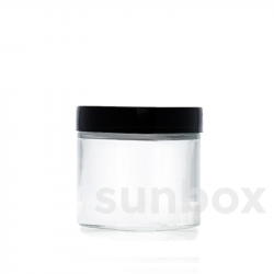 Transparenter Glasbehälter 160ml