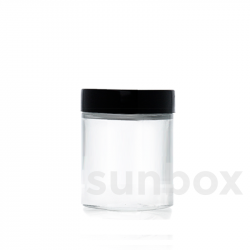 Transparenter Glasbehälter 180ml