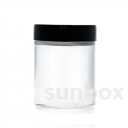 Transparenter Glasbehälter 360ml