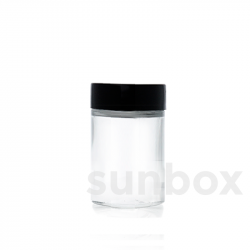 Transparenter Glasbehälter 60ml