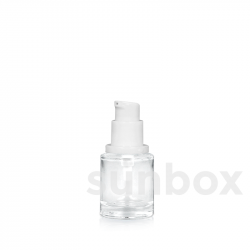 15ml Transparent SERUM Flasche aus Glas 