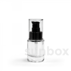 15ml Transparent SERUM Flasche aus Glas 