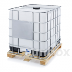 1000L IBC Tank, Holzpalette, Dichte 1900 - UN Zugelassen