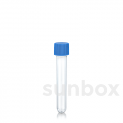 10ml zylindrisches Reagenzglas mit Schraubverschluss