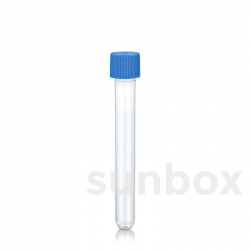 15ml zylindrisches Reagenzglas mit Schraubverschluss