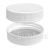 White Ribbed Plastic Lid With Induction Operation