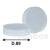 Naturlicher Deckel D89 Chicago Tiegel