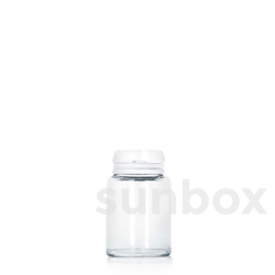 Pillendose aus Glas 10ml Transparent