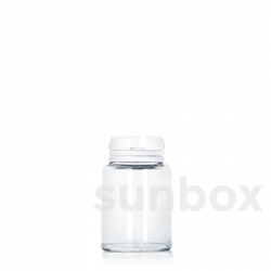 Pillendose aus Glas 10ml Transparent