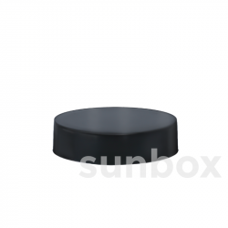 Mattschwarz Deckel Tiegel Aus Glas 100ml