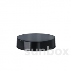 Schwarz Deckel Tiegel Aus Glas 20ml