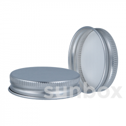 Aluminium Deckel Tiegel aus Glas 50ml