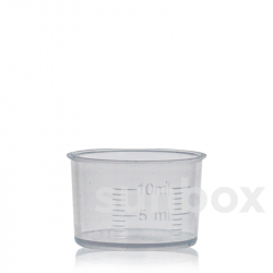 Messbecher 10ml Transparent